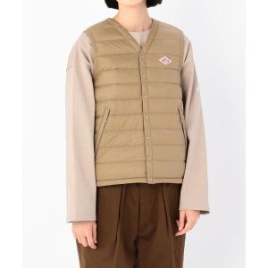 ダウンベスト ダウン 【DANTON】Vネック インナーダウンベスト WOMEN