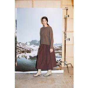 ニット BY∴ ウールカシミヤ7Gラグランクルーネックニット ◆