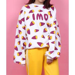 スウェット フード総柄スウェット (IMO・KAKI)