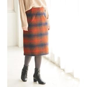 スカート BIGチェックアイラインスカート
