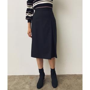 スカート ウォッシャブルフラノタイトスカート