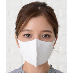 マスク 5枚入り 花柄レース 立体ひんやりマスク