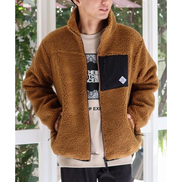 ブルゾン アウター ボアハイネックZIPブルゾン レディース メンズ