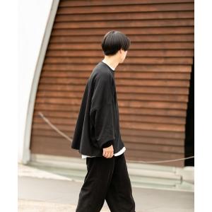 スウェット over size wide sweat / オーバーサイズワイドスウェット