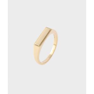 con affetto 18金 パールリング con affetto(ファッション) 指輪 リング K18ダイヤドロップ