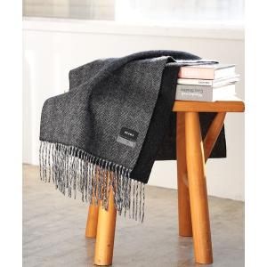 マフラー BEAMS / ヘリンボーン リバーシブル マフラー