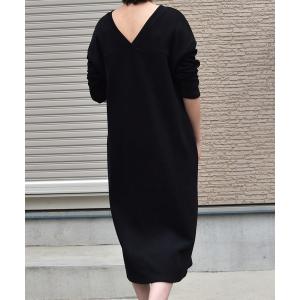 ワンピース Vネック ロングワンピース