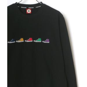 スウェット CONVERSE/コンバース カラフル シューズ ロゴ