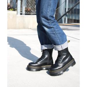 ブーツ 【Dr.Martens】ドクターマーチン 厚底 編み上げブーツ JADON / ジェイドン