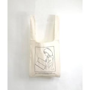 エコバッグ Confirm / コンファーム ガールイラストプリントエコバッグ