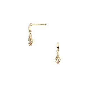 Vendome Aoyama ×資生堂　K18YGアメシスト&ダイヤモンドピアス VENDOME AOYAMA（ヴァンドーム青山） ピアス K18YG ガーネット