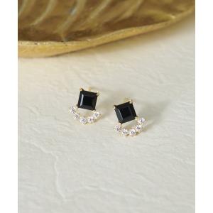 cui-cui（キュイキュイ） ピアス オニキスピアス | K18 レディース