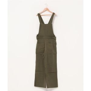 サロペット オーバーオール ［grn ジーアールエヌ］ヘビーOZストレッチ 2WAY ミリタリーサロペットパンツ / GL033038Q