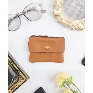 agnes b.（アニエスベー） 二つ折り財布 財布 ドット レザー がま口