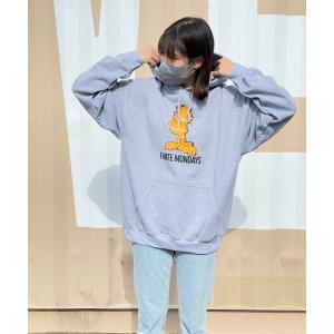 パーカー 「GARFIELD/ガーフィールド」プリントスウェットパーカー レディース メンズ