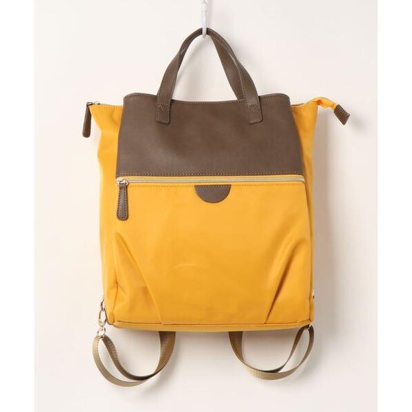 ショルダーバッグ バッグ マテリアルコンビネーション3WAYリュック レディース