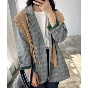 グレンチェック ジャケット レディースファッション の商品一覧 ファッション 通販 Yahoo ショッピング