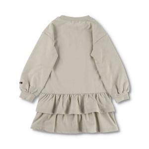 ワンピース 【WEB限定】後ろ2段フリル長袖ワンピース