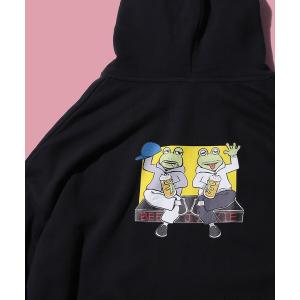 パーカー WEB限定 SPENDER×FREAK'S STORE 別注 バックプリント プルオーバー パーカー/Beer Junkie