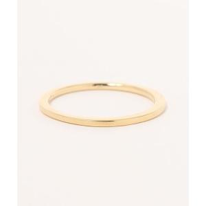 con affetto 指輪 リング K18ダイヤヘアラインリング レディース