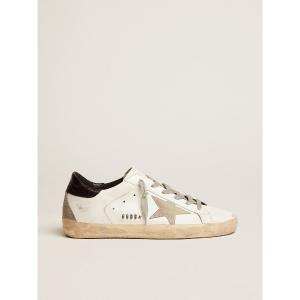 スニーカー GOLDEN GOOSE Super-Star sneakers white leather-black heel tab レディース