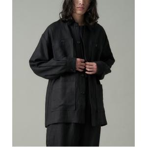 カバーオール HERRINGBONE LINEN COVERALL メンズ レディース