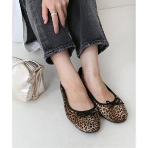 シューズ バレエシューズ 「O'KYTI/オキティ」レオパードバレエシューズ レディース