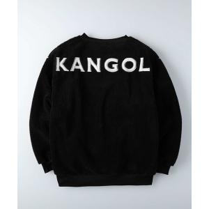 スウェット 【KANGOL】ボアクループルオーバー