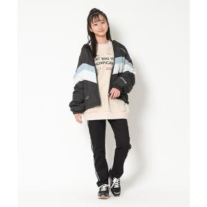 パーカー マウンテンパーカー ボア×配色リバーシブルマウンテンパーカー