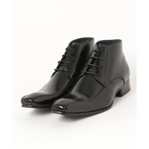 ブーツ SARABANDE　本革外羽根レースアップドレスブーツ メンズ レディース