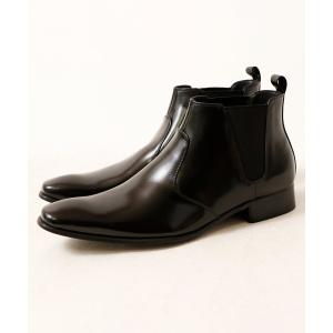 ブーツ SARABANDE 本革サイドゴアドレスブーツ チェルシーブーツ メンズ レディース