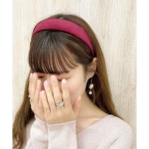 カチューシャ 【apres jour×ARIAZ】ベロアカチューシャ