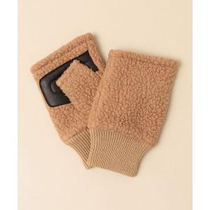 手袋 SHIPS: 抗菌・消臭 POLARTEC（R) ボアフリース フィンガーレス グローブ （手袋）