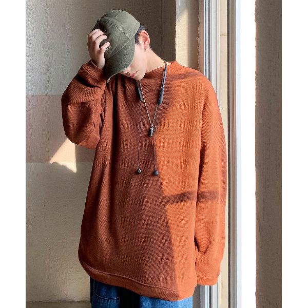 トレーナー スウェット 「neos -addictive design-」ルーズシルエット 鹿の子 ...