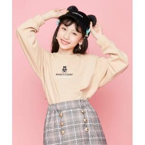 トレーナー  ベアプリントトレーナー キッズ 子供服 女の子