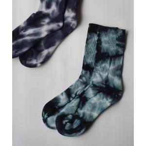 レディース 靴下 「 FLOWER SOCKS / フラワーソックス 」 タイダイ ソックス｜zozo