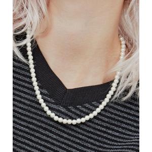 ネックレス 6mmパールネックレス メンズ レディース