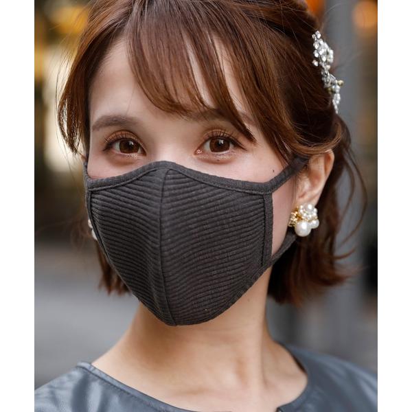 マスク 「2枚入」 リブマスク 洗える立体マスク 秋冬・防寒/紫外線対策にも対応ファッションマスク