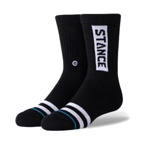 STANCE（スタンス） ソックス キッズ クルーソックス ブラック 子供用