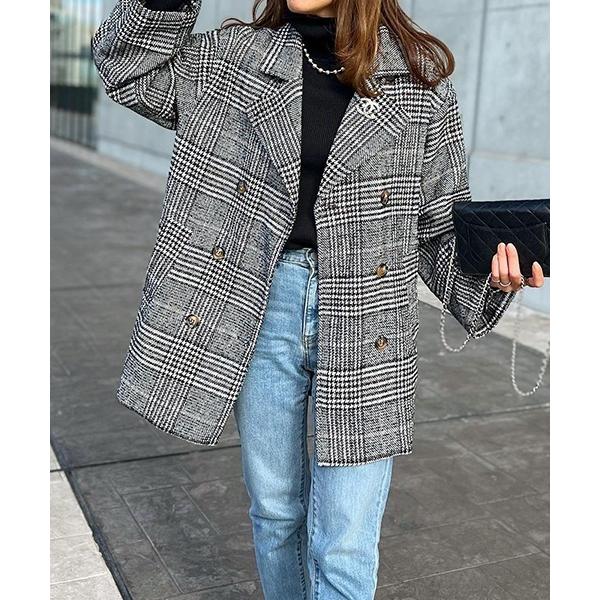 ピーコート pコート オーバーサイズピーコート レディース