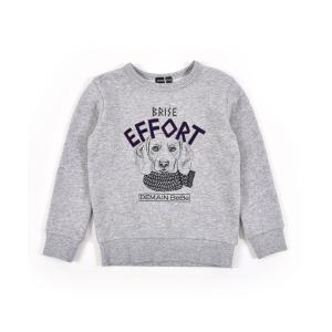 スウェット BeBe/フロッキープリントトレーナー (80〜150cm)