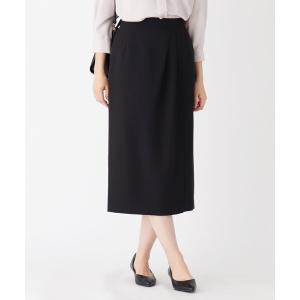 スーツ レディース CARREMANラップ風タイトスカート