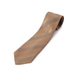 ネクタイ シルクシャドーレジメンタルクレリックタイ