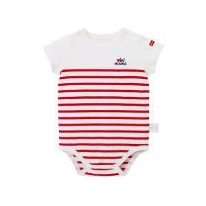 ベビー服 ロンパース ロゴボーダー半袖ボディシャツの買取情報