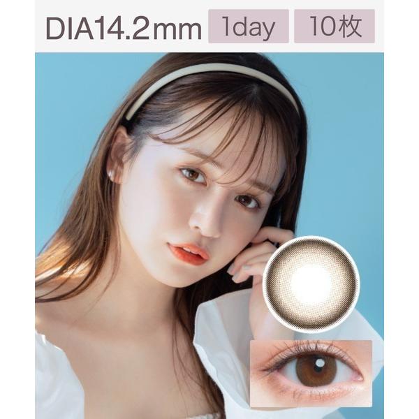 カラコン コンタクトレンズ チューズミー Chu's me 1day モイストブラウン（10枚入り）
