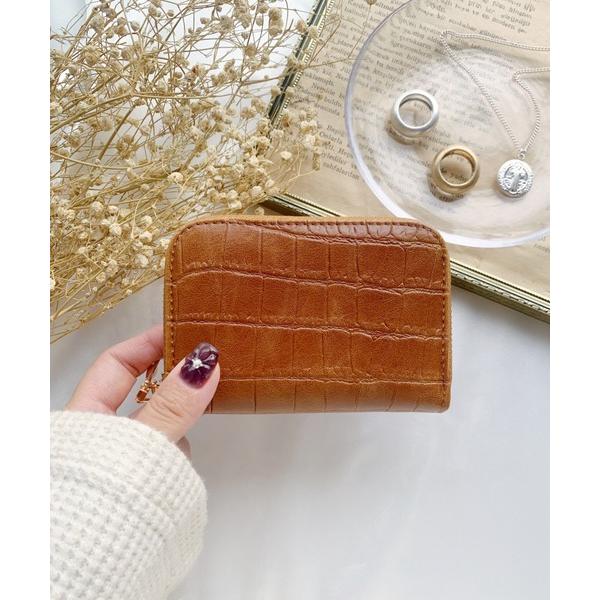 カードケース クロコ柄アコーディオンカードケース