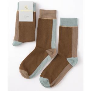 靴下 アシンメトリーデザインソックス レディース メンズ