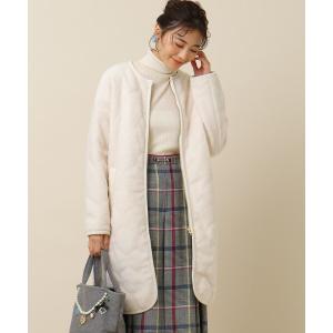 アウター ナッピングキルトコート