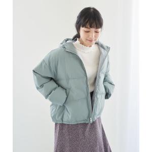 アウター パウダー綿ショートブルゾン　＊