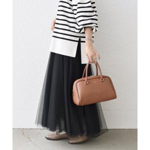 スカート チュールエアリーロングスカート